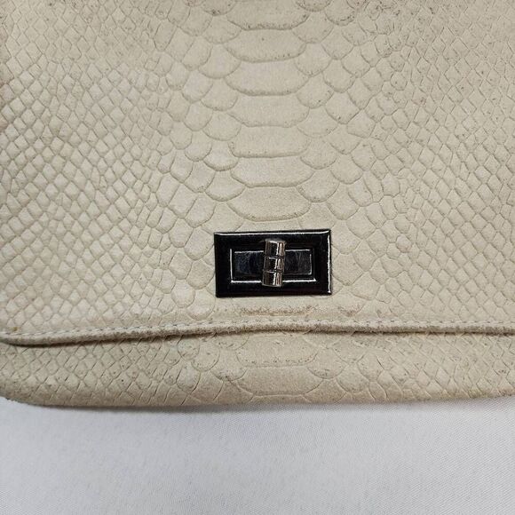 Genuine Leather Small Snake Box Bag Adjustable Chain Strap Crossbody or Shoulder - Picture 10 of 15